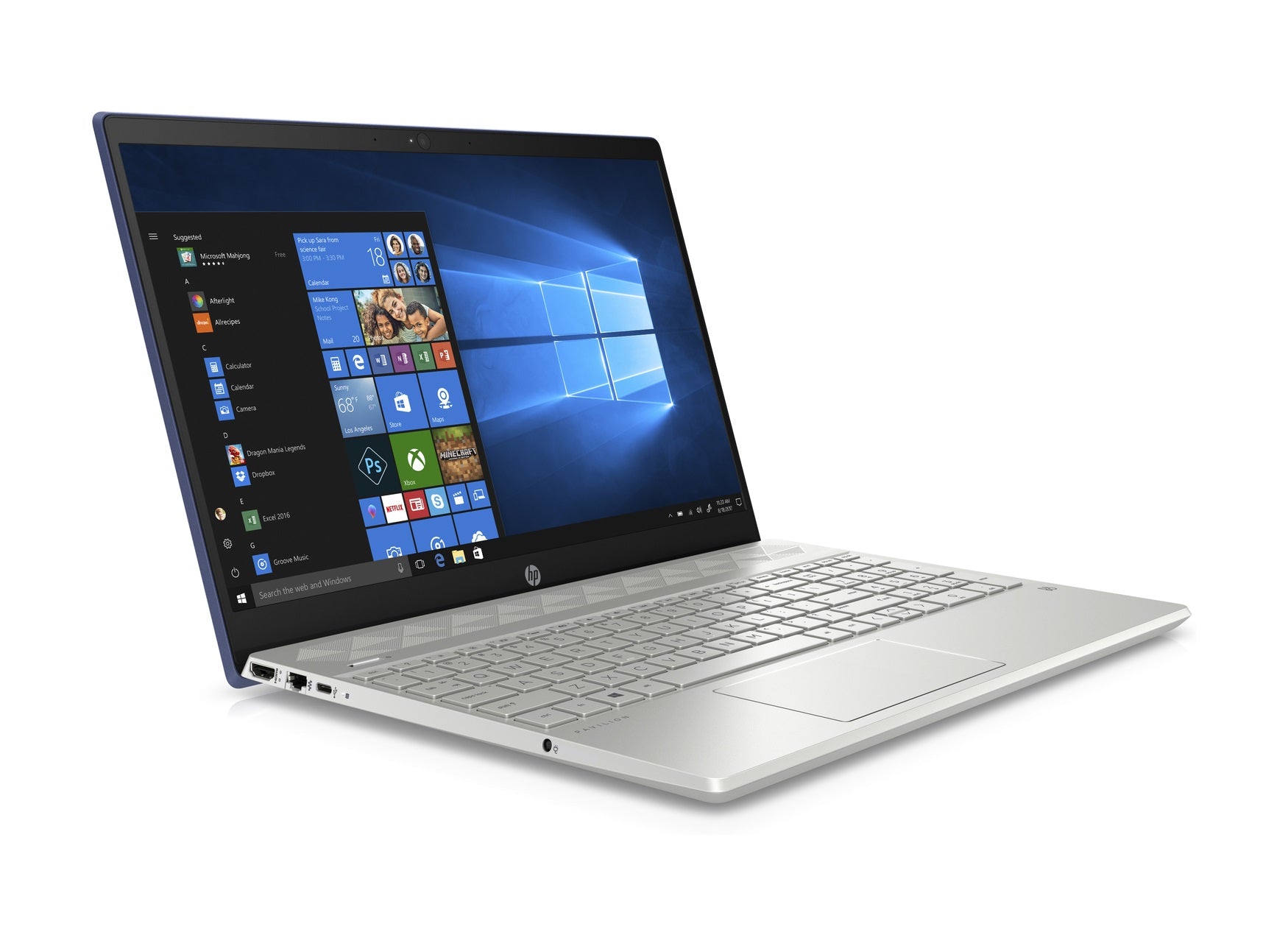 HP Pavilion 15 15.6" Touchscreen AMD Ryzen 3 2200U 2.5GHz 12GB 1TB WiFi W10 Saphire Blue (Manufacturer Refurbished)