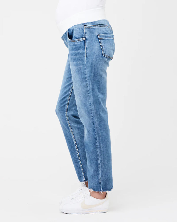 Ripe Maternity Boyfriend Jeans [Baxter] Clean Fade