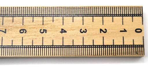 Double Sided Meter Stick - Hardwood Metric Meter Stick, Horizontal Reading  & Protective Metal Ends - Eisco Labs