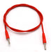 Connecting Leads 4mm, length 1000 mm, Red