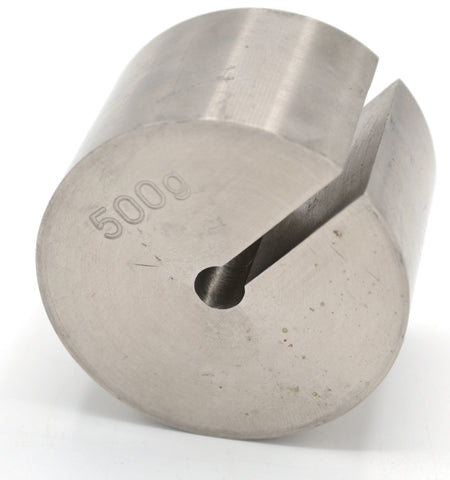 75-60 Slotted Weight Weights 1000 Gram Steel Nickel Plated