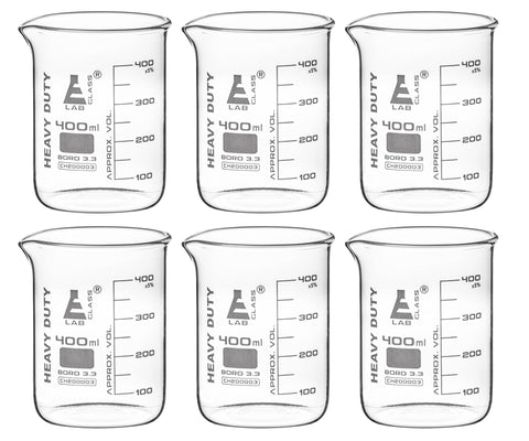 Premium Beaker Mug, Tall Form, Spout - Heavy Duty Borosilicate Glass —  hBARSCI