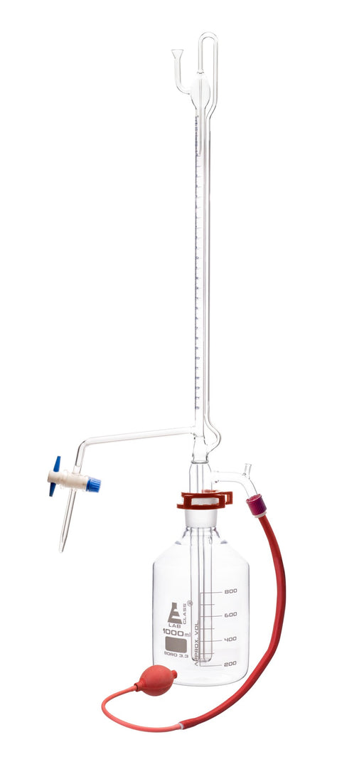 Burette huile Pressol métal rouge bec flexible 210mm / 250ml