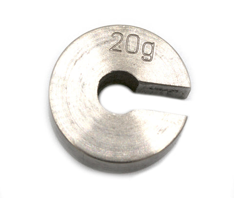 75-60 Slotted Weight Weights 1000 Gram Steel Nickel Plated