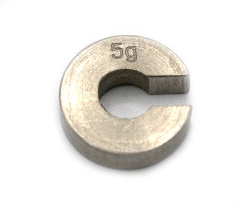 75-60 Slotted Weight Weights 1000 Gram Steel Nickel Plated