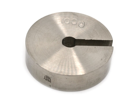 75-60 Slotted Weight Weights 1000 Gram Steel Nickel Plated