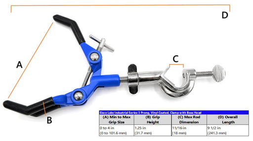 Ring Support, Closed, 4 Inner Diameter - Cast Iron - Eisco Labs