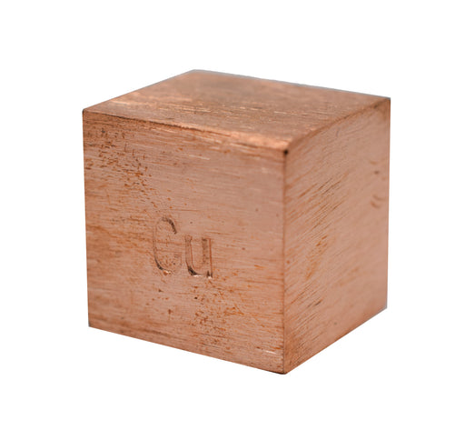 4 Piece Density Cubes Set - Includes Brass, Copper, Aluminum