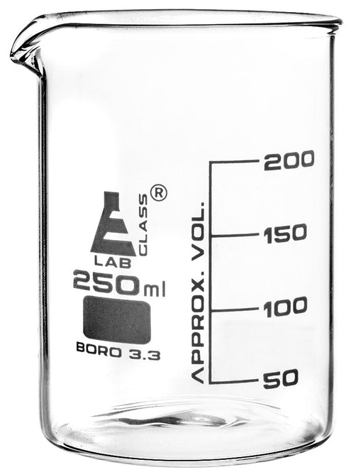 Premium Beaker Mug, Tall Form, Spout - Heavy Duty Borosilicate Glass —  hBARSCI