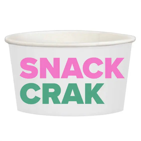 "Snack Crak" Treat Cups