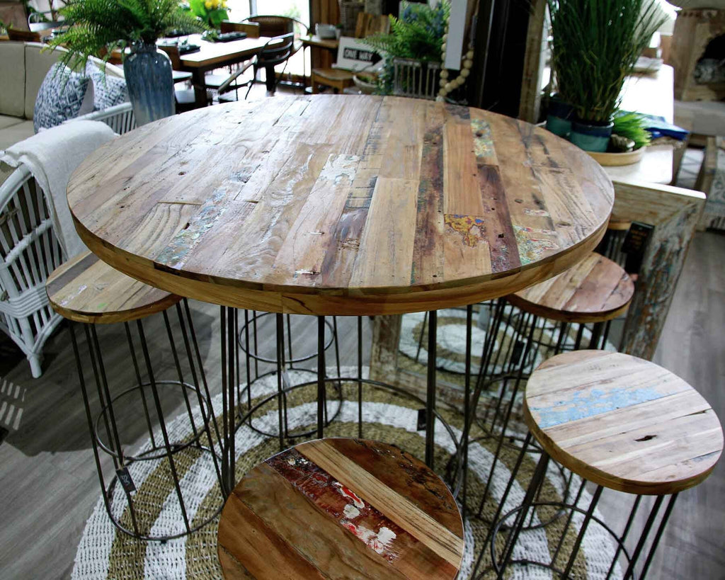 Prahu Round Bar Table