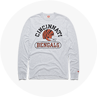 Cincinnati Bengals Joe Burrow #9 T-Shirt from Homage. | Officially Licensed Vintage NFL Apparel from Homage Pro Shop.