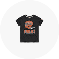 Garfield x Cincinnati Bengals T-Shirt from Homage. | Officially Licensed Vintage NFL Apparel from Homage Pro Shop.