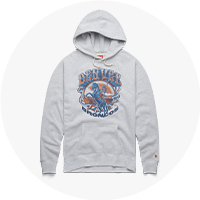 Denver Broncos 3 Time Super Bowl Champions T-Shirt from Homage. | Officially Licensed Vintage NFL Apparel from Homage Pro Shop.