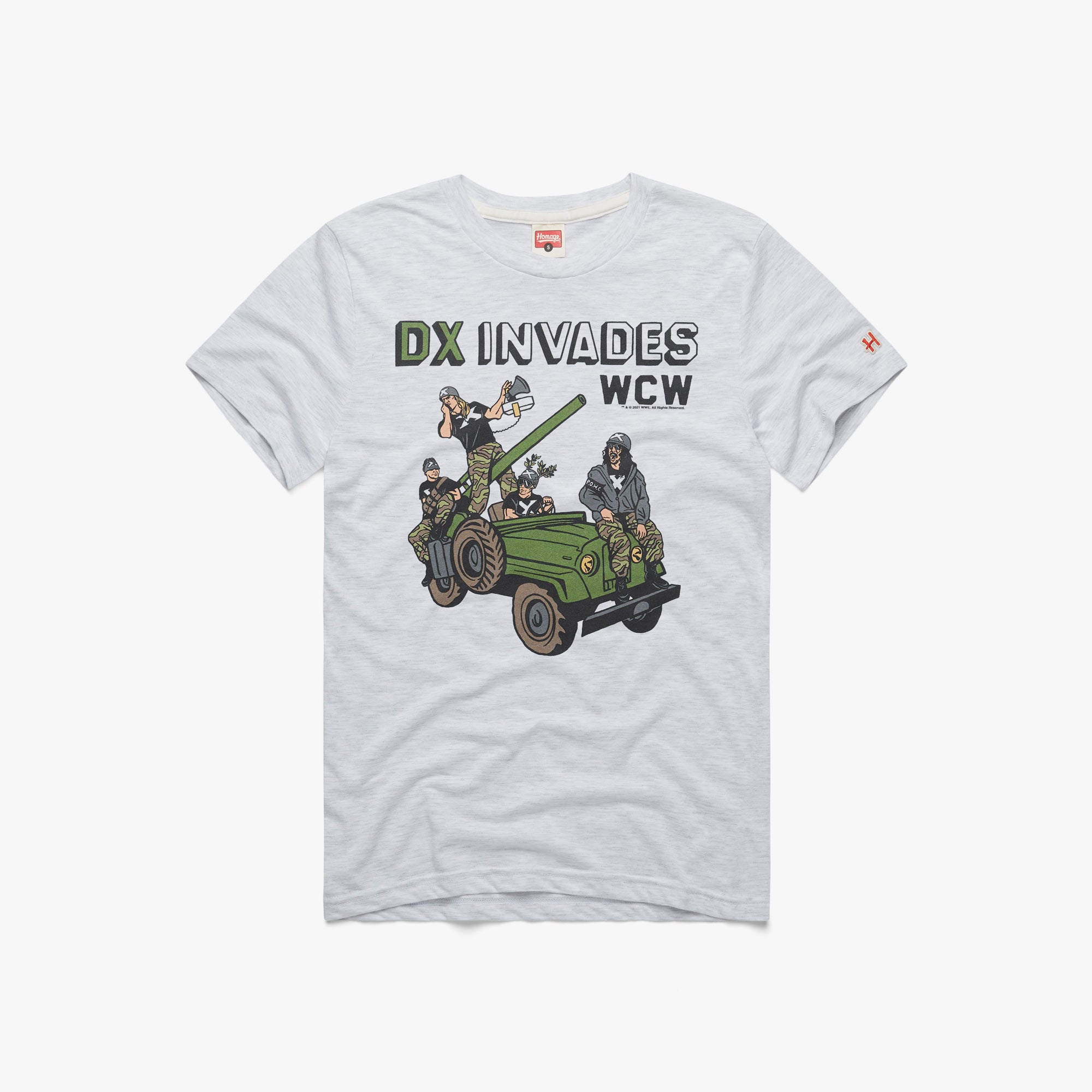 Dx Invades Wcw Retro Wwe Wrestling T Shirt Homage