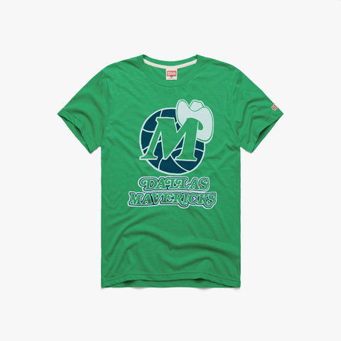 dallas mavericks green t shirt