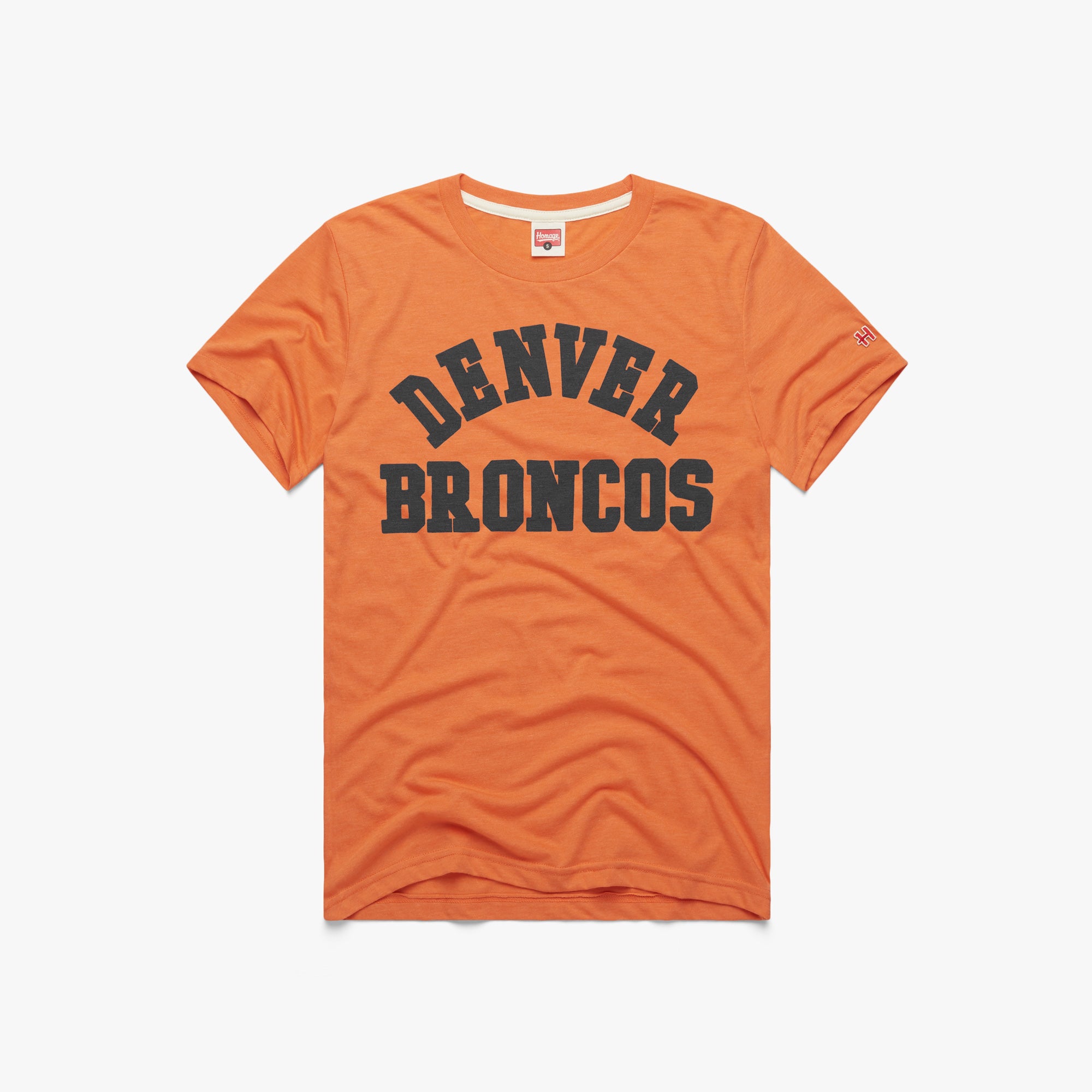 Women's Denver Broncos G-III 4Her By Carl Banks Orange Extra Point Bling T- Shirt