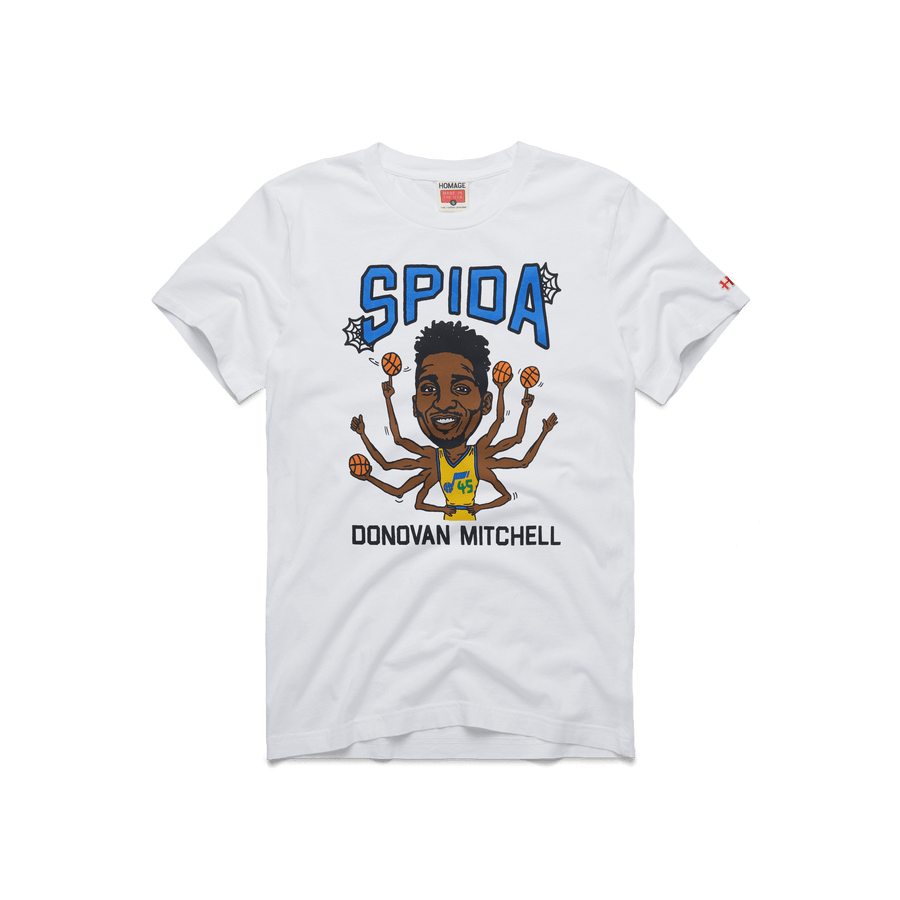 donovan mitchell spiderman shirt