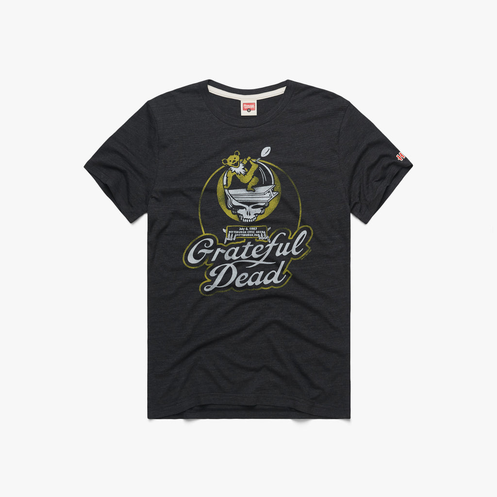 Grateful Dead Pittsburgh Civic Arena Men's Grateful Dead TShirt HOMAGE