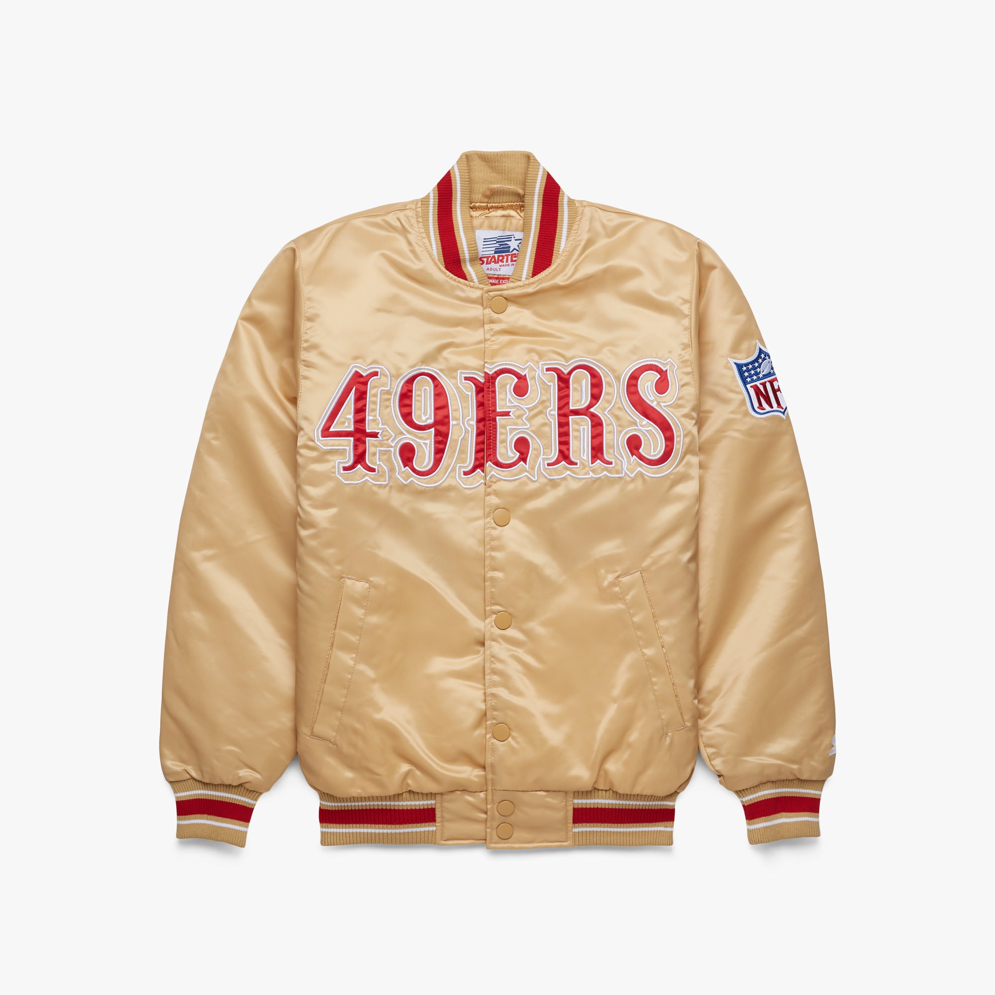 MITCHELL & NESS NFL San Francisco 49ers Faithful To The Bay Jacket Unisex  Size M – ASA College: Florida