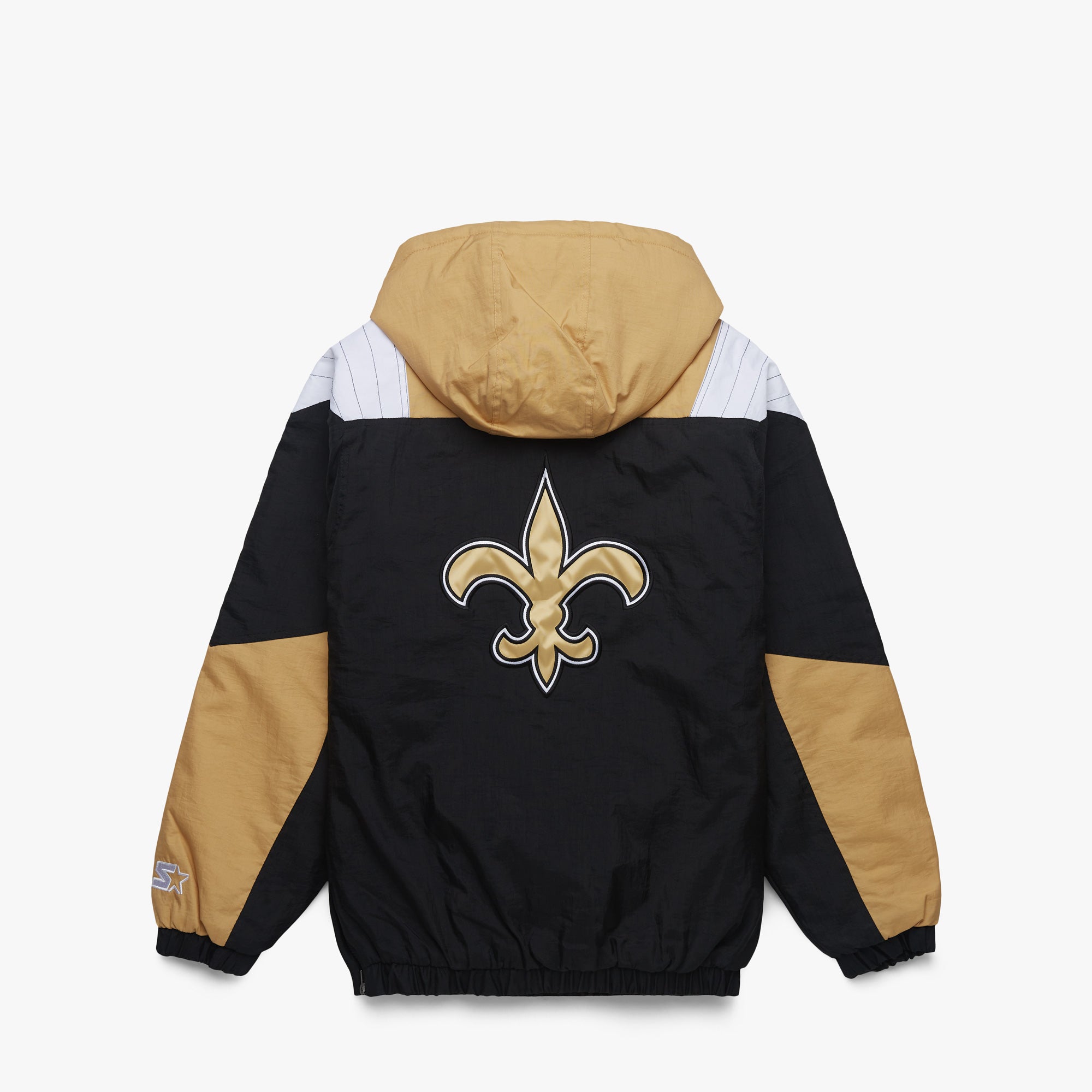 Men's Starter Black/Heather Gray New Orleans Saints Extreme Pullover Hoodie Size: Small