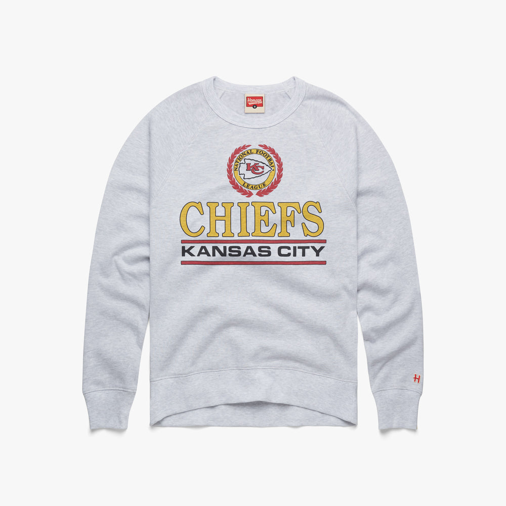 Kansas City Chiefs Neutral Colour Logo Crew Sweatshirt - Womens