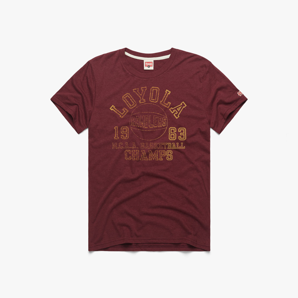 Loyola Ramblers 1963 Champs | Retro Loyola Ramblers Basketball T-Shirt ...