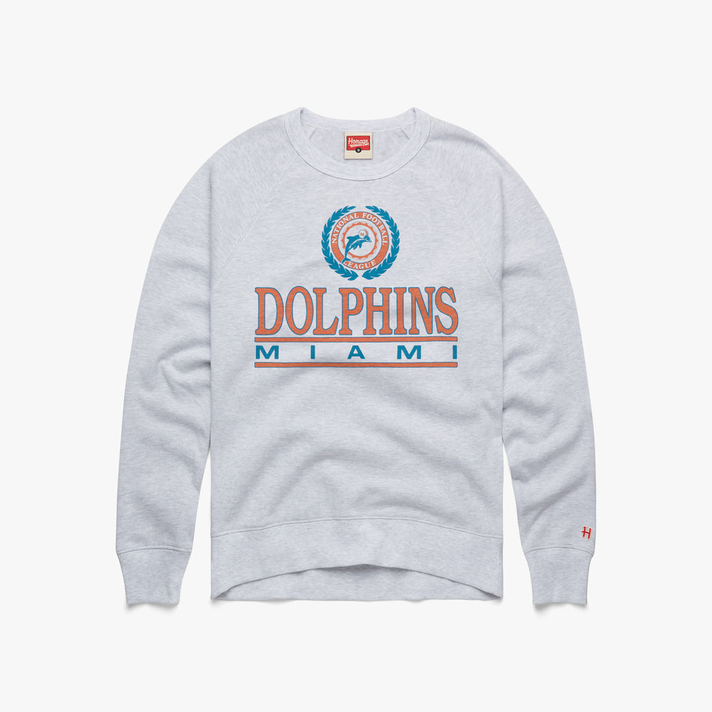 Miami Dolphins Crest Crewneck