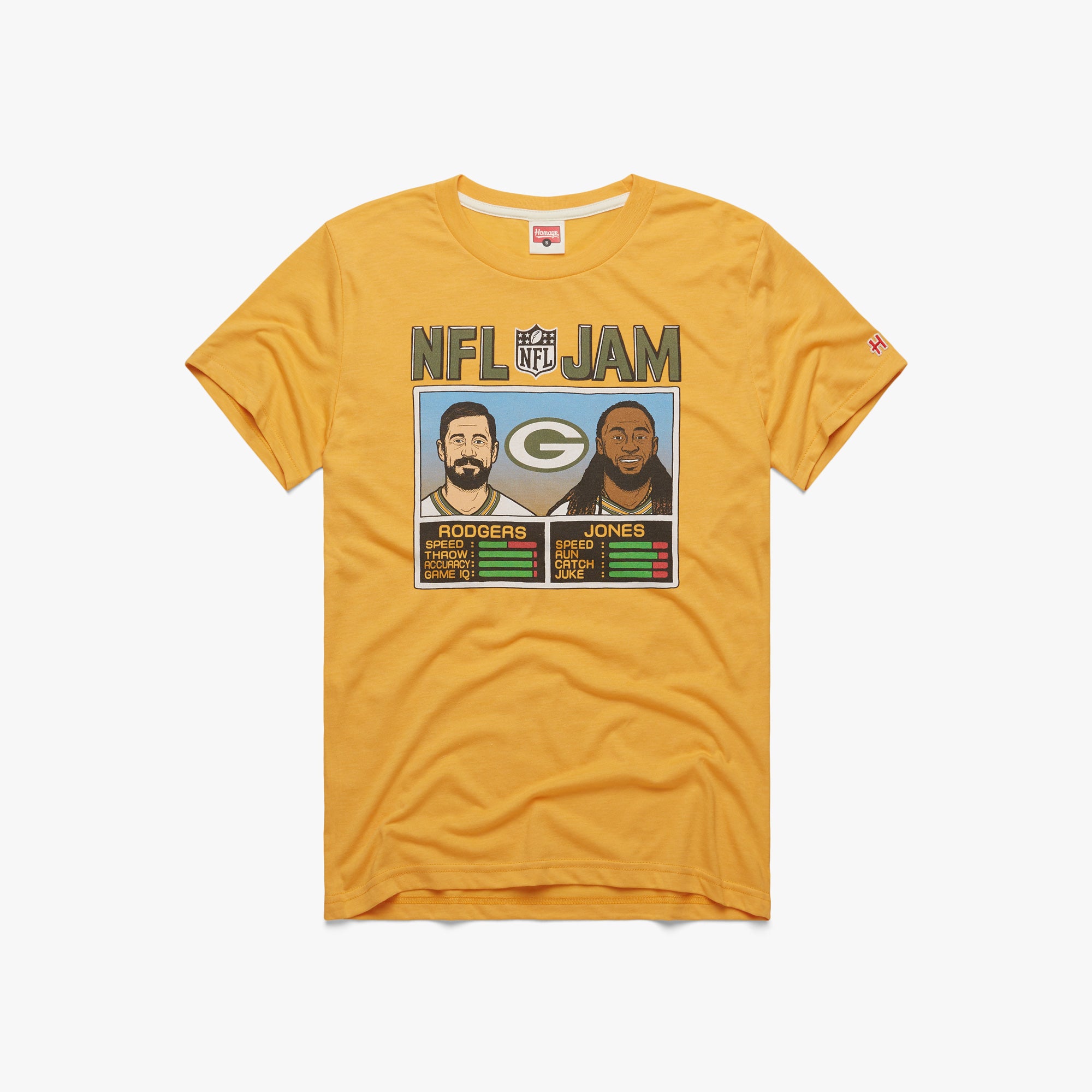 NFL Jam Packers Rodgers And Jones T shirt