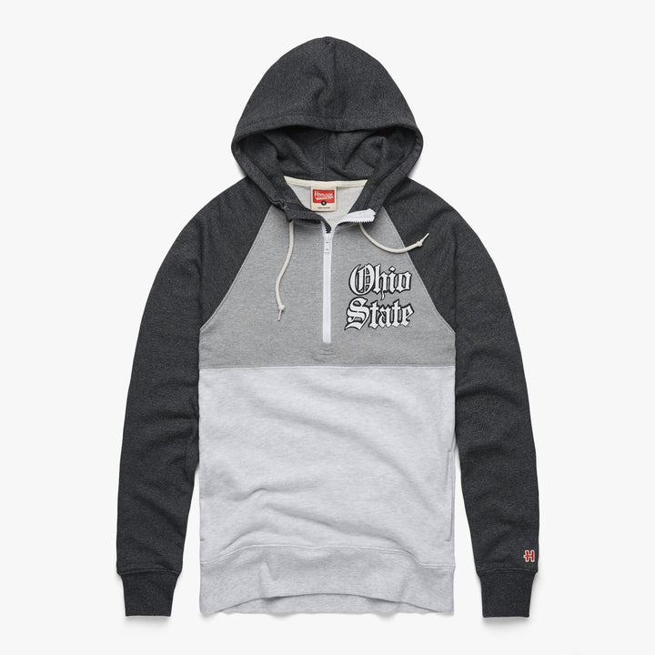 ohio state zipper hoodie