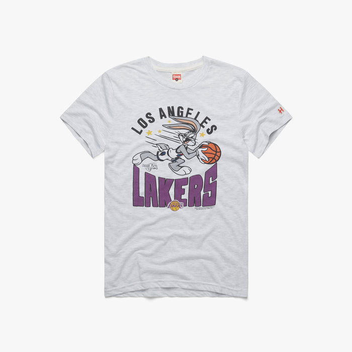ULTRA GAME Los Angeles Lakers Vintage Collegiate Text Tee
