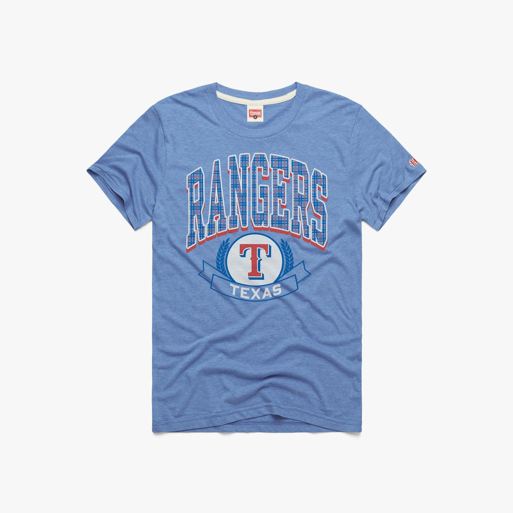 Texas Rangers Plaid | Retro Texas Rangers T-Shirt – HOMAGE