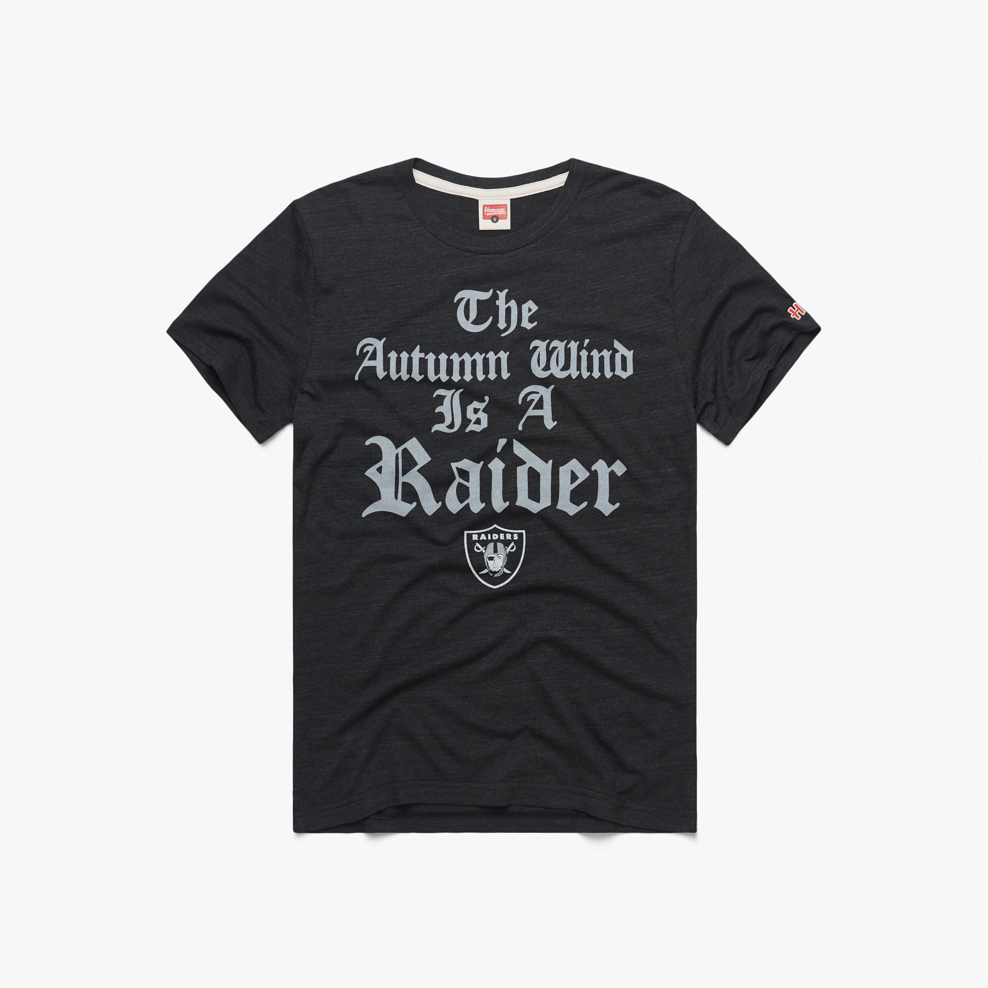 The Autumn Wind Is A Raider | Retro Las Vegas Raiders T-Shirt – HOMAGE