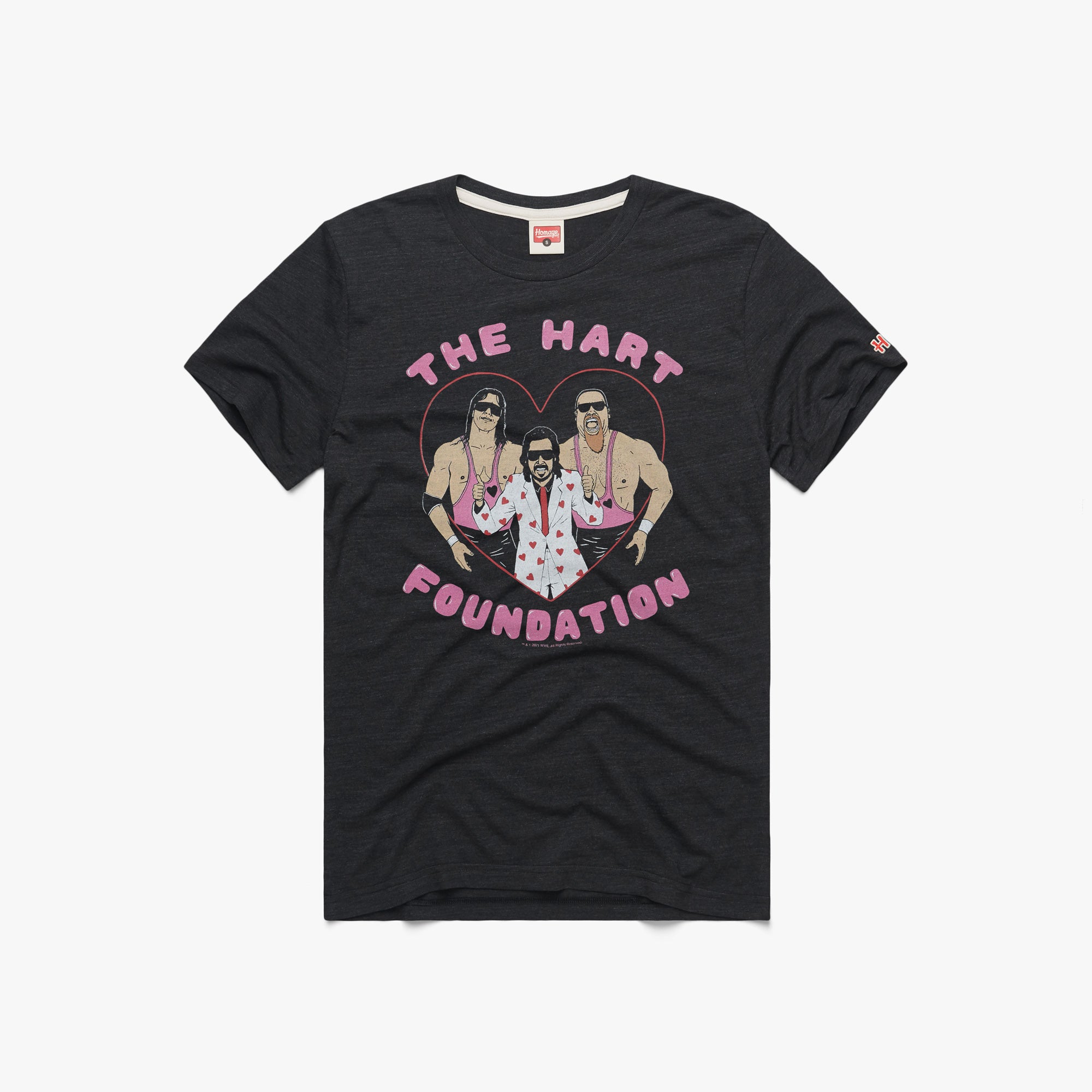 spelen Academie dubbellaag The Hart Foundation | Retro WWE T-Shirt – HOMAGE