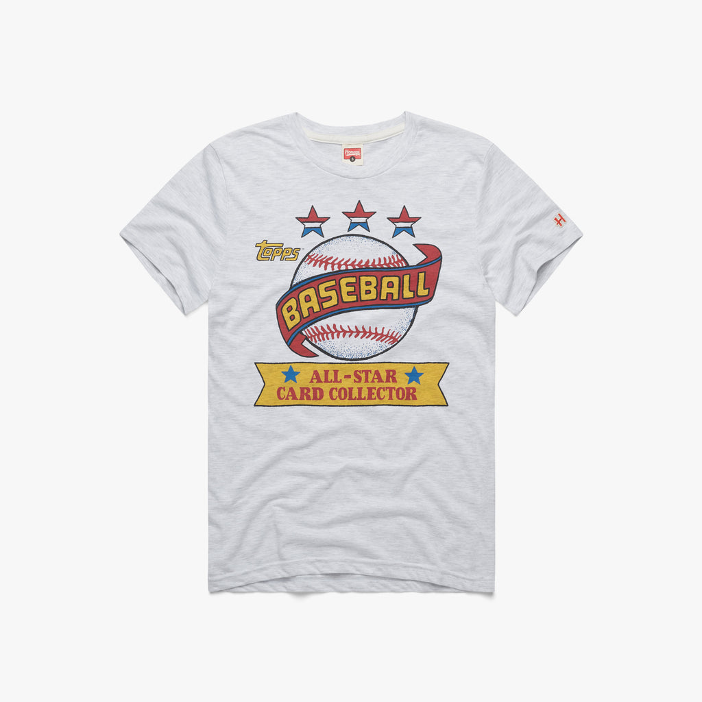 Topps Baseball All-Star Card Collector | Retro Topps Baseball T-Shirt ...