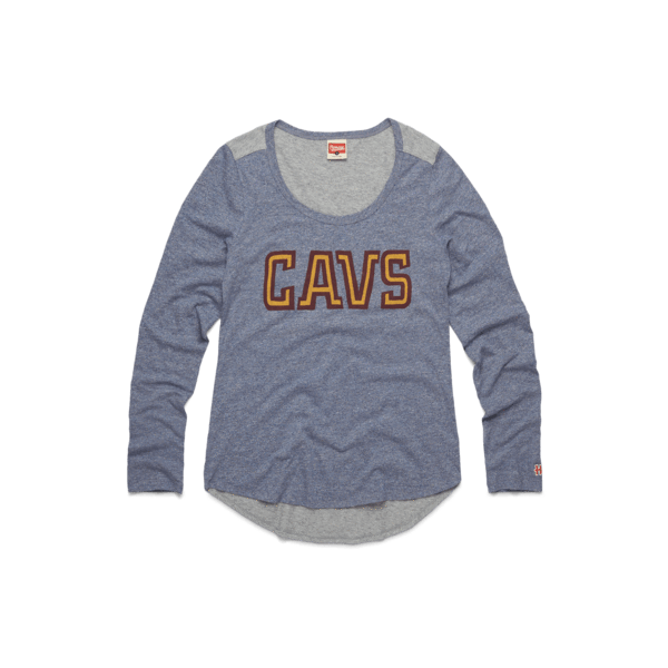 blue and orange cavs shirt