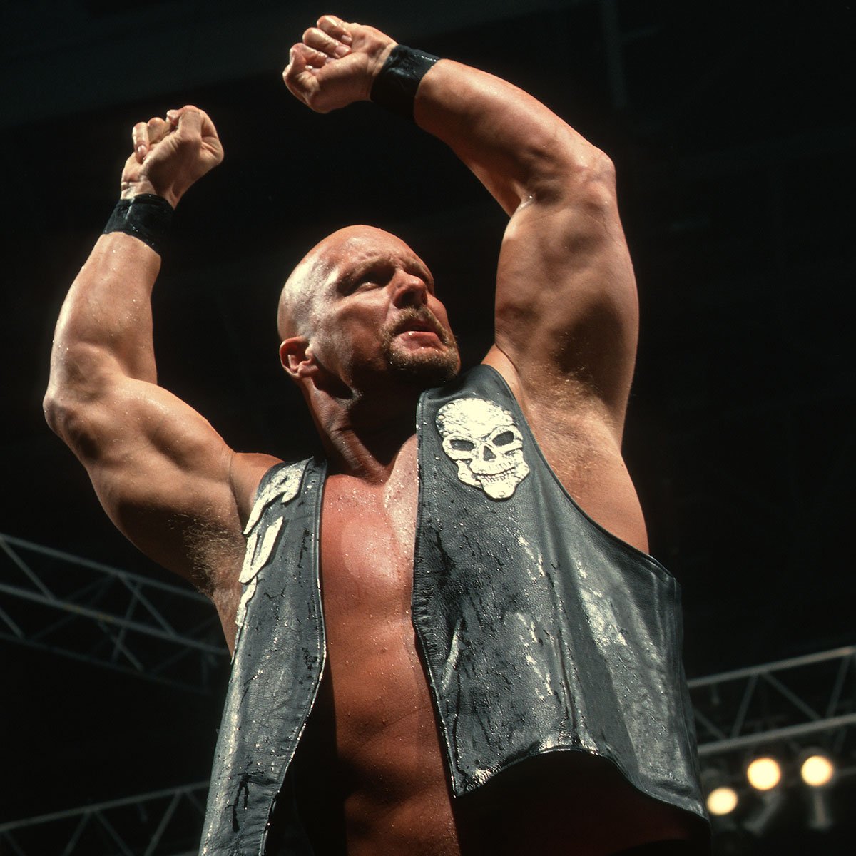 Stone Cold STEVE AUSTIN Vintage WWE 8x10 Photo Photograph