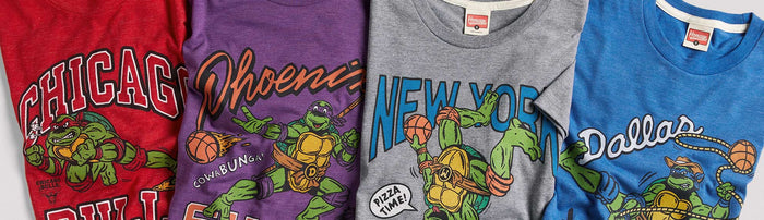 Men's Los Angeles Lakers Homage Gold NBA x Teenage Mutant Ninja