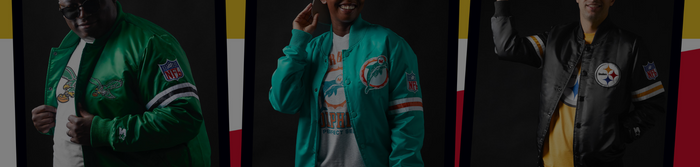 HOMAGE X Starter NFL Satin Jackets Banner Image