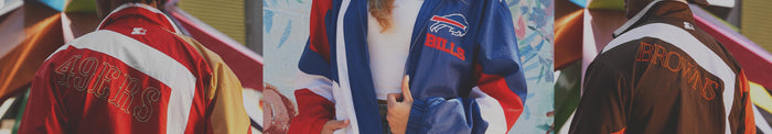 HOMAGE x Starter NFL Windbreaker Banner Image