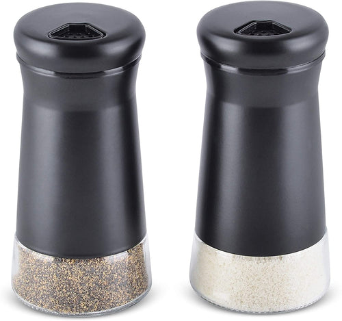 Home EC Salt and Pepper Grinder Set 2pk-Tall Gunmetal Top