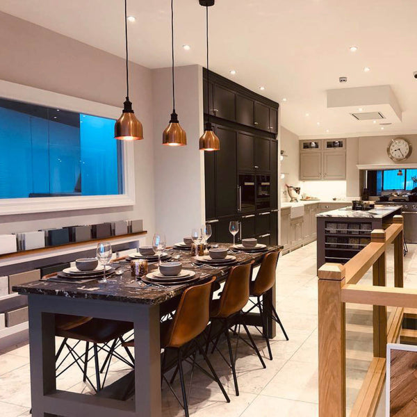 Open plan kitchen interior