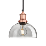 8-Inch_Pendant_Tinted_Glass_Smoke_Grey_Dome_Copper_Brooklyn_BR-TGL-DP8-SG-CH