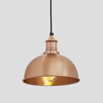 Brooklyn Flat Pendant - 15 Inch - Brass