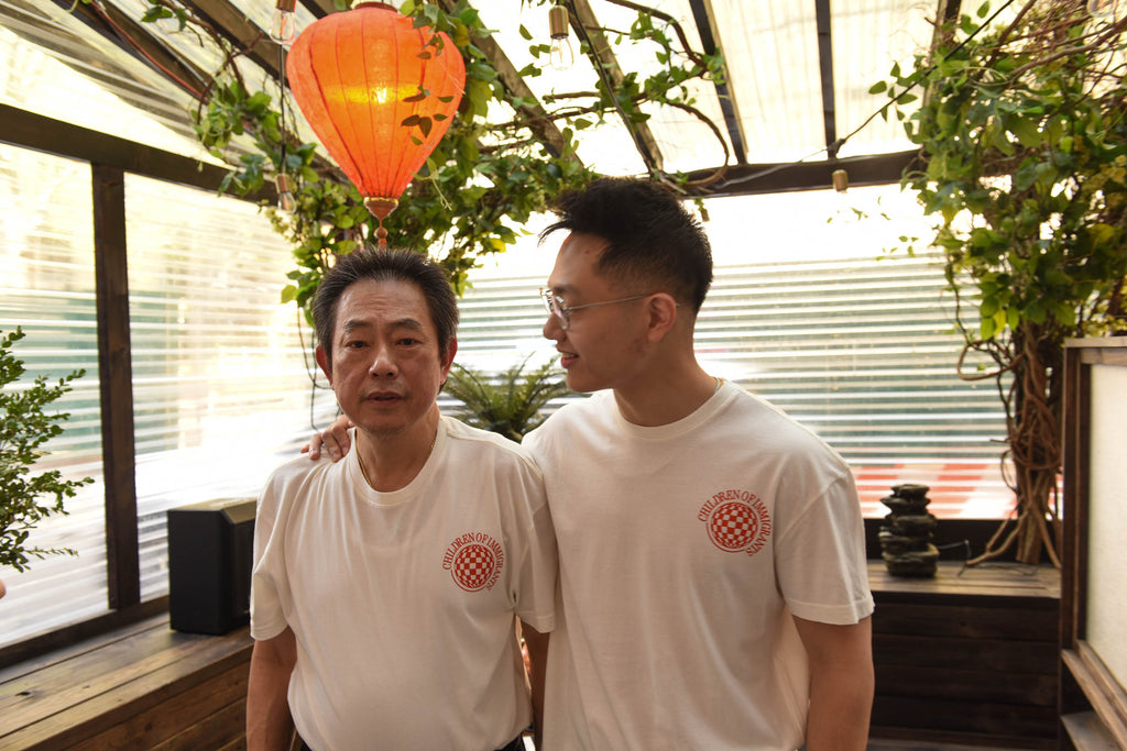 Father and son owners of the oldest Vietnamese restaurant, Pasteur Grill & Noodle, in Manhattan Chinatown. 