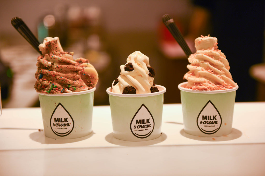A place to get your sugar high in Manhattan Chinatown. Milk & Cream located at Mott Street between Grand and Broome Streets. 