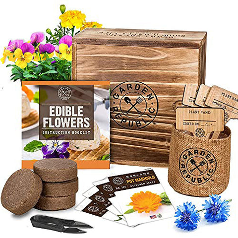 Edible Flower Garden Starter Kit