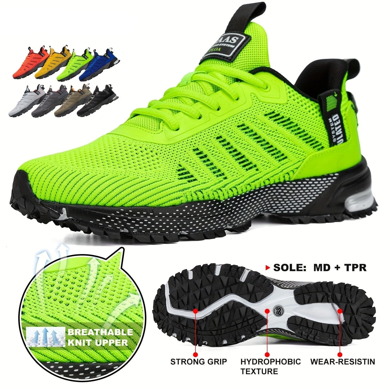 StrideMax™ Men's Lightweight Running Shoes – Comfort Meets Performance with Every Step! - FlipFlopChill product image