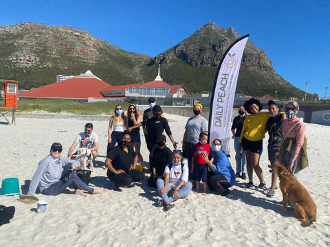 Daily Peach Beach Clean Muizenberg