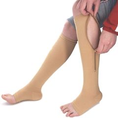 chaussette-de-compression-zippée